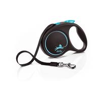 FLEXI guinzaglio automatico Black Design M cinghia 5 m blu