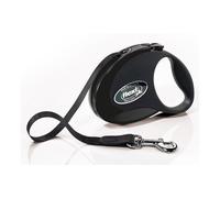 FLEXI Guinzaglio automatico Style S Fettuccia 3 m nero