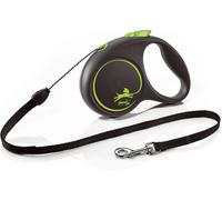 FLEXI Guinzaglio Black Design Tape VERDE