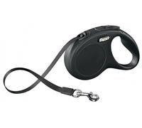 Flexi - Guinzaglio Classic Con Cinghia Di 5m per Cane S - Nero