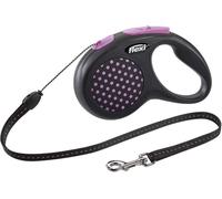 Flexi Guinzaglio Design Corda Rosa M 5m