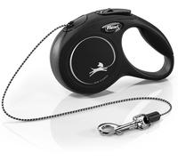 FLEXI Guinzaglio automatico New Classic XS Corda 3 m Nero