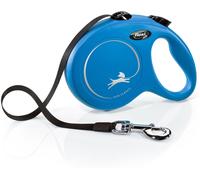 Guinzaglio automatico FLEXI NEW CLASSIC L 5m nastro blu