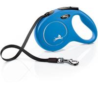 Guinzaglio automatico FLEXI NEW CLASSIC M 5m nastro blu