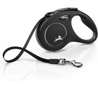 FLEXI Cordino New Classic nero S Nastro 5m fino a 15kg