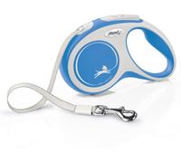 FLEXI Guinzaglio New Comfort Tape Blu S - 5 METRI