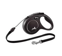 Flexi Guinzaglio Nuovo classico M Corda 5m Fino a 20kg Nero