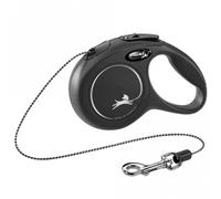 FLEXI Guinzaglio automatico New Classic XS Corda 3 m Nero