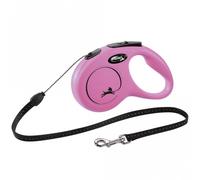 FLEXI Guinzaglio Retrattile Nuovo CLASSIC Cavo - 5M, Fino A 12Kg - Rosa