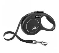 FLEXI Cordino New Classic nero XS Fettuccia 3m fino a 12kg