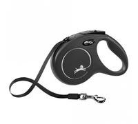 FLEXI Guinzaglio automatico NEW CLASSIC M 5 m cinturino nero