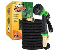 Flexi Hose Upgraded - Tubo espandibile da giardino - 8 funzioni - Nero - 30 m