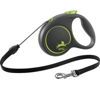 flexi NERO DESIGN corda 5 m verde