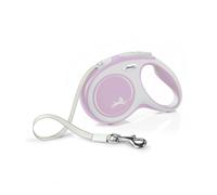 Flexi New Comfort Tape Grey & Rose Medium 5m Retractable Dog Leash/Lead for dogs
