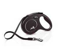 Flexi Nuovo Classico M Nastro Automatico Guinzaglio per Cani fino A 25 KG 5 Nero