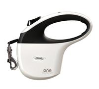 Flexi One The Avantgarde guinzaglio avvolgibile, bianco - Guinzaglio fino a 25 kg