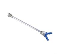 Flexible Airless Sprayer Extension Pole 50cm Steel Stainless Steel Spray Pole 30cm with Nozzle Holder High Ceiling Extension Rod 50cm Anti-Slip Airless Sprayer Wand 25cm Aluminum Alloy Joint(30cm)
