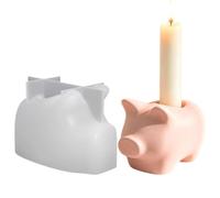 Flexible and Sturdy: Made of excellent silicone, these candle holder mold