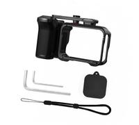 Flexible Cage Handle Grip for Action Cameras Enabling Easy Attachment Angles and Stable Operate Black Camera Cage