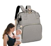 Flexible Changing Backpack - Changing Bag Backpack ¦ 31x19x39cm Nappy Bags with Multi Pockets, Oxford Cloth Nappy Backpacks with Solid Stitching, Mommy Bags, Diaper Backpacks for Travel