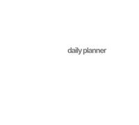 Flexible Daily Planner Notebook - Undated A4 Two-Page Layout with Hourly Schedule - Open Daily Sections 200 Pages - White Cover