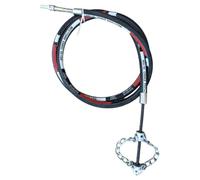 Flexible Descaling Tool, Multipurpose Pipe Clog Remover Tool, Steel Rotary Descaling Chain for Effective Cleaning, Ideal for Garden, Toilet, Outdoor, Restaurant, Kitchen, and Road Cleaning, 100cm