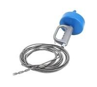 Flexible Drain Snake, Hair Removal Auger Tool, 10ft Cable Drain Cleaner with Rotating Handle, Stainless Steel Drainn Auger, Drainn Augerr with Ergonomic Grip, Snake for Kitchen Sink