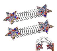 Flexible Invisible Grip Flyaway Hair Comb, U Shape Hair Finishing (#D2Pc)