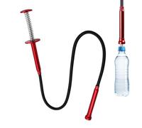 Flexible Magnetic Pickup Tool 60cm - 4-Jaw Gripper with Spring Handle | Retriever for Bathroom Engine Kitchen Sewer | Reach, Grab