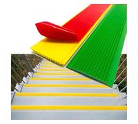 Flexible PVC Stair Nosing Treads, Self Adhesive Edge Protector, Anti Slip Step Trim Suitable For Kindergartens, Hospitals, Schools(Green,3cm)