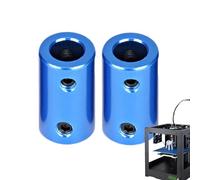 Flexible Shaft Coupling, Aluminum Stepper Motor Connector, 2pcs Printer Joint with High Precision, Shaft Coupler Accessory with Lightweight Build, 3D Printer Component Design, Coupling for Printing