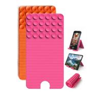 Flexible Silicone Phone Stand with Suction Cups Charging Port Cutout