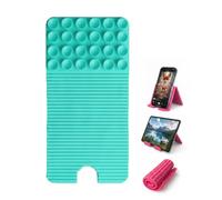 Flexible Silicone Phone Stand with Suction Cups Charging Port Cutout