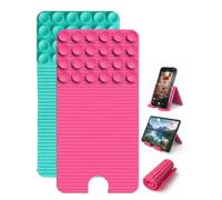 Flexible Silicone Phone Stand with Suction Cups Charging Port Cutout