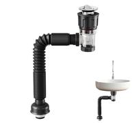 Flexible Sink Drain Pipe Adjustable Seamless Connection Sealing Tubing Pipe