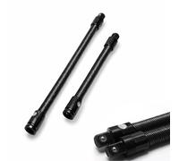 Flexible Socket Extension 1/2" Drive, Flexible Shaft Extension Bar 10"/14" for Tight Spaces, Heavy Duty Chrome Vanadium Steel for Ratchet, Impact & Air Tools