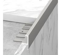 FlexibleBead - Listelli in alluminio per scale interne/esterne, 90 cm, 3 pezzi, profilo per fissare i tuoi passi (Opt 5, 18 mm)