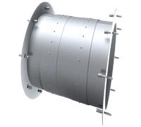 Flexibler Einsatz für ISO-VK 500 BL AntiVibrationsverbinder EVA IsoVK 500 von Blauberg - 8102226