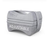 Flexicomfort Cuscino per ginocchia per chi dorme di lato, strati rimovibili in memory foam per personalizzare lo spessore, cuscino ortopedico per fianchi tra le gambe durante il sonno, dolore lombare,