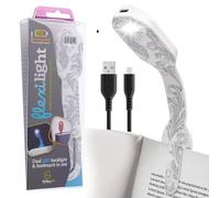 Flexilight Luce da Lettura Ricaricabile | Segnalibro 2 in 1 Luce per Libro | Lampada LED a clip da Lettura | Pila per Leggere a Letto per Bambini e Adulti | Accessori per Libri | Idea Regalo Lettori