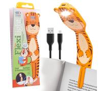 Flexilight Luce da Lettura Ricaricabile | Segnalibro 2 in 1 Luce per Libro | Lampada LED a clip da Lettura | Pila per Leggere a Letto per Bambini e Adulti | Accessori per Libri | Idea Regalo Lettori