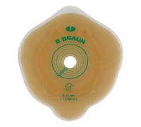 Flexima 3s due pezzi a fondo chiuso sacca colostomia midi beige 55mm 30 pezzi