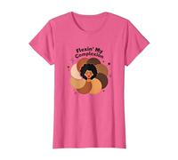 Flexin' My Complexion: Potenziare L'Arte della diversità Maglietta, Donna, Rosa mélange, XXL