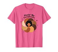 Flexin' My Complexion: Potenziare L'Arte della diversità Maglietta, Uomo, Rosa mélange, 3XL