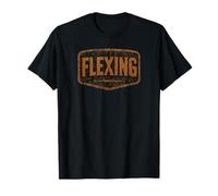 Flexing Flex Vintage Grunge Maglietta