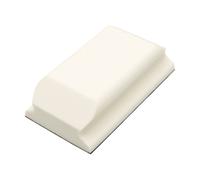 Flexipads World Class Mano Levigatura a Forma Di Bianco Pur Grip 70 x 125mm FLE9