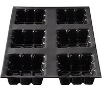FLEXIPAN Stampo per 6 piccole compresse - Cioccolato Pasticceria, Aperitivo Salato, Brownie, Gouter - Piatto da forno antiaderente, cottura omogenea, accessorio riutilizzabile, forme originali