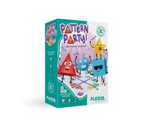 FlexiQ Pattern Party Board Game Ages 5+ 2-4 Players 20 Minutes Playing
