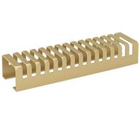 FlexiSpaceUS Espositore per piastrelle in metallo, espositore per piastrelle con ruote per campioni di materiali da costruzione, espositore da pavimento per sala esposizioni (oro)