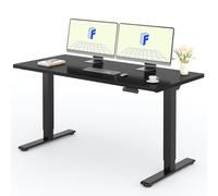 FLEXISPOT 160x80 cm Scrivania Regolabile in Altezza con Doppio Motore, Piano Unico e Pannello di Controllo con Funzione Memoria, Standing Desk Scrivania Elettrica Motorizzata Scrivania